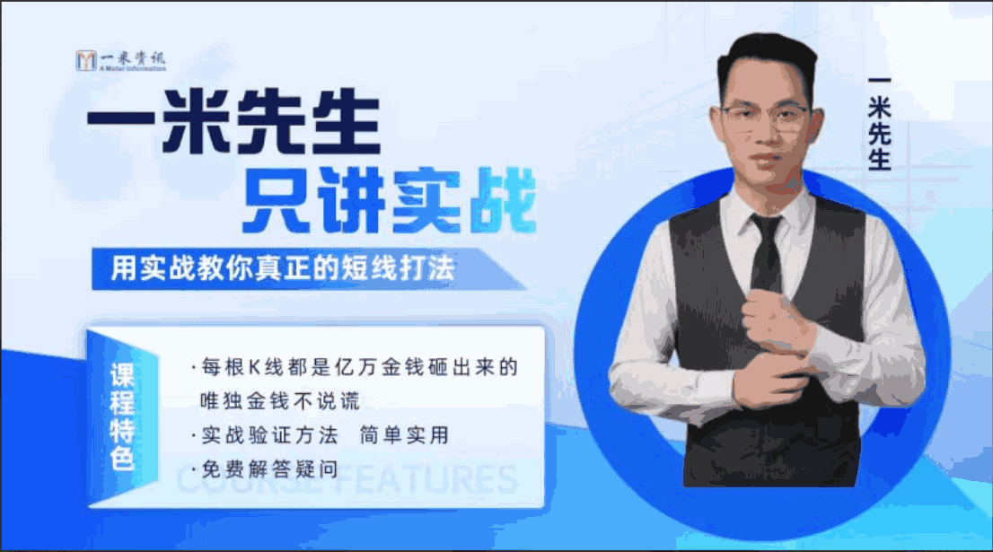 【期货课程】一米资讯金融学院：一米先生只讲实战，用实战教你真正的短线打法-大熊猫资源站